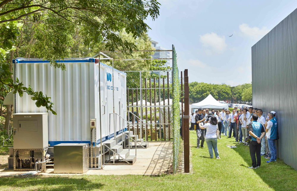 友達西大墩窯文化館建置屋頂全綠電及儲能櫃，為兼具創能儲能的永續綠能場域