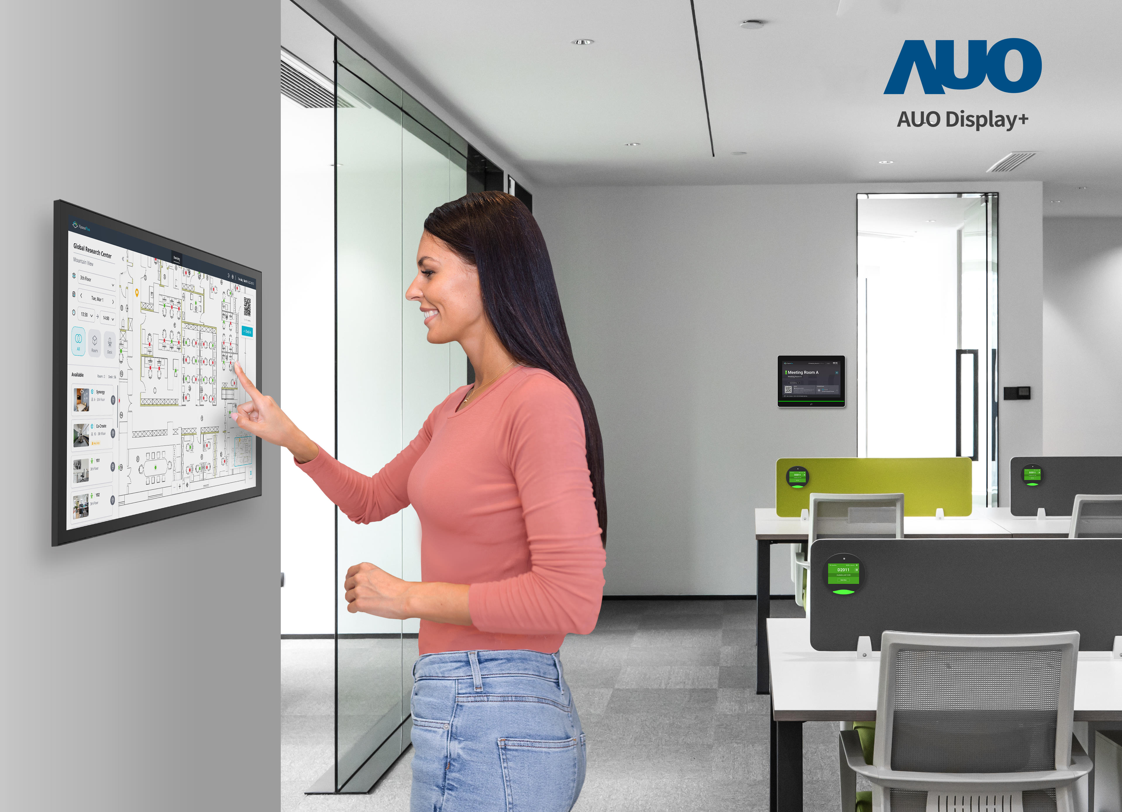 达擎会议空间管理解决方案可应用于空间预约和管理流程，将办公空间的查询、预约和保留等流程自动化，为用户提供更灵活、弹性的工作模式