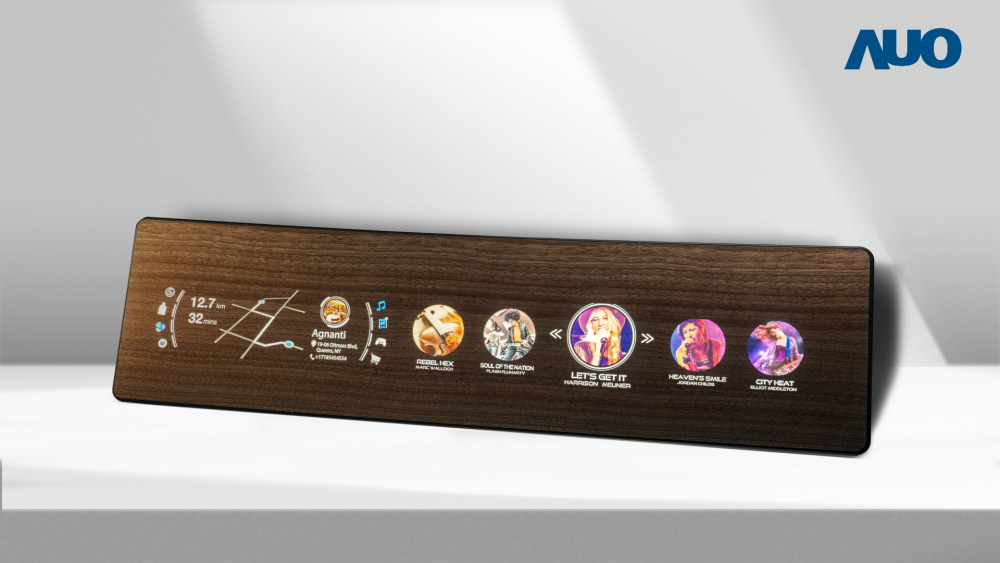 jinnian金年会研发全球最高穿透度达80%的AmLED木纹显示器，可于使用时呈现高亮度、清晰可见的信息，并在不使用时回归为单纯的饰板，节能兼具美观