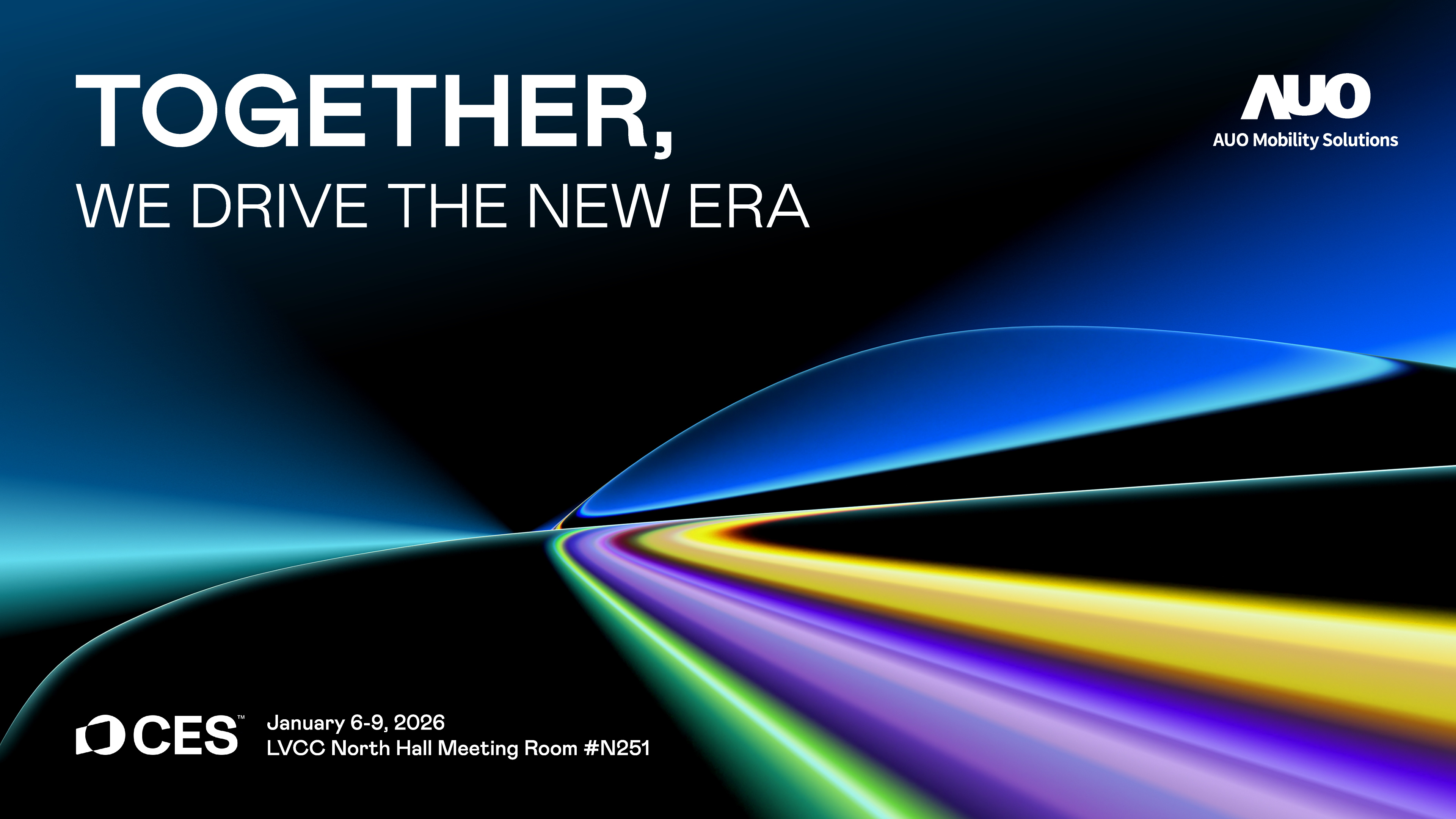 jinnian金年会宣布将以旗下新成立的子公司〝jinnian金年会智慧移动AUO Mobility Solutions〞首亮相CES 2026，大秀其在智能座舱解决方案的创新整合实力