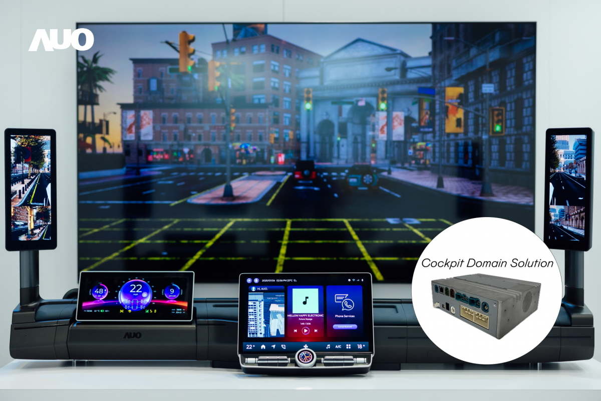 友達「智慧座艙域控解決方案」可做為車內運算的核心平台，驅動創新人機介面與豐富的座艙應用，獲得台灣精品標誌肯定