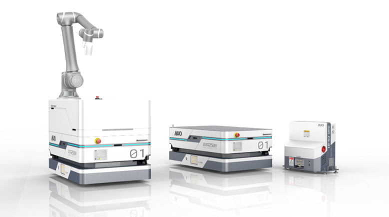 友達數位開發的自主式移動機器人（AMR250M），搭配全向輪並結合AI演算法、2D LiDAR、3D攝影機等技術，協助客戶實現產線全自動化